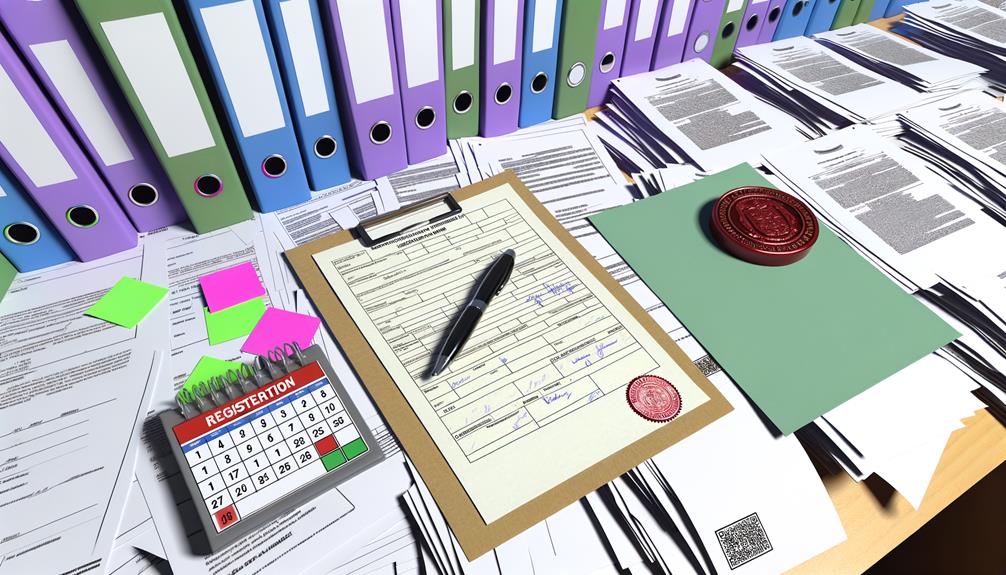 detailed registration process and requirements